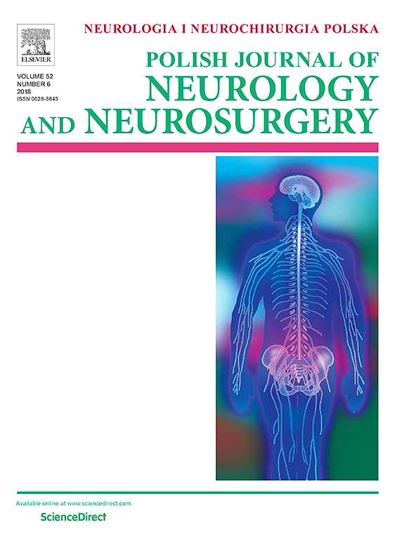 Go to journal home page - Neurologia i Neurochirurgia Polska